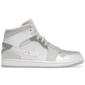 Jordan Men's 1 Mid SE Craft Inside Out White Grey, from StockX