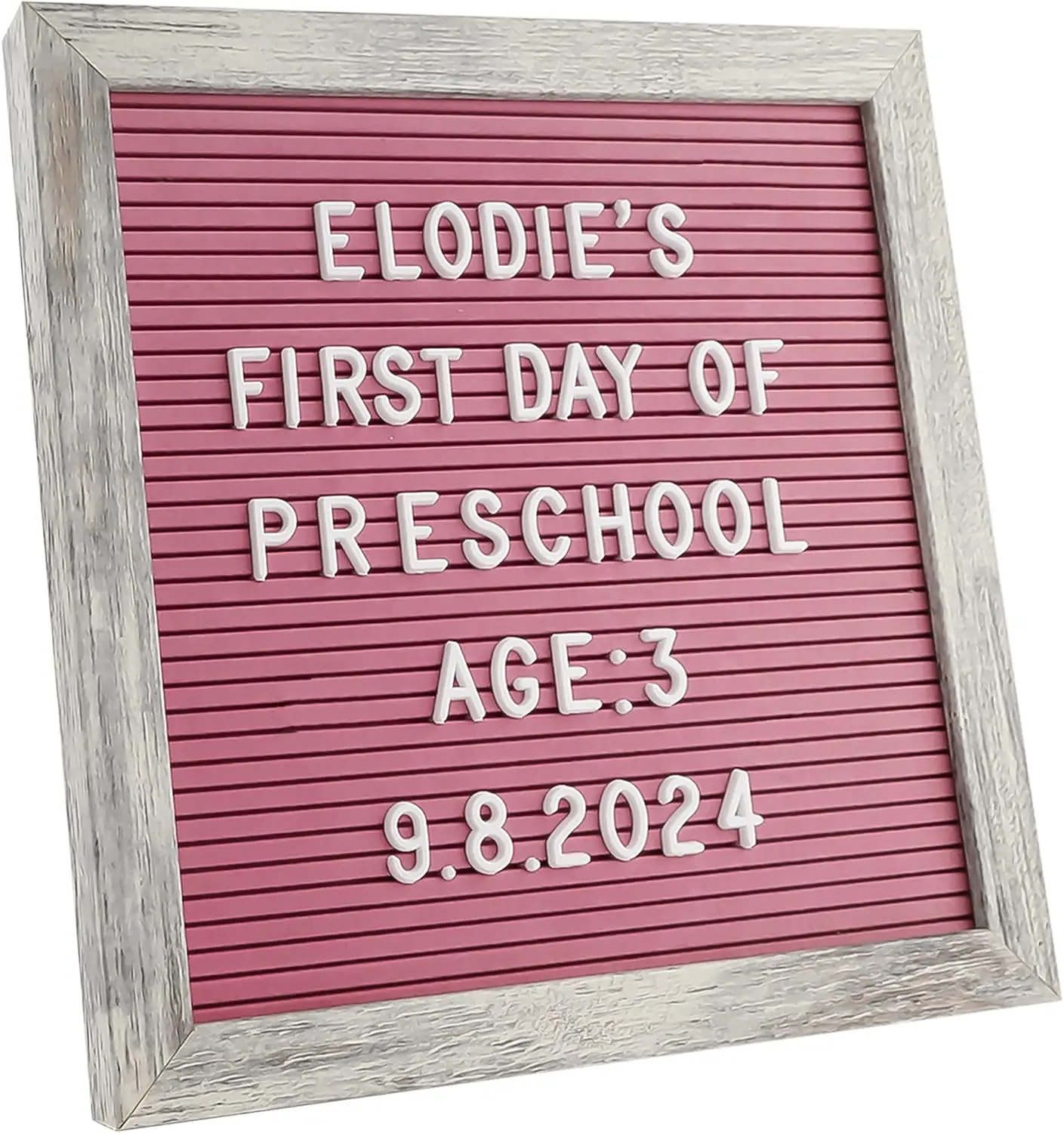 Rusti Hot  Felt Letter Board 10x10 Inhes  336 hangeable Letters, Numbers & Symbols  Message Board for lassroom,  & Offie