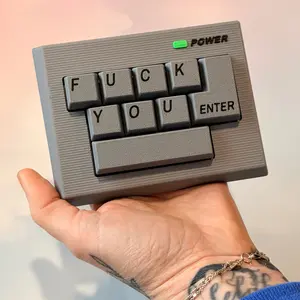 Mini Keyboard Fidget Clicker – Funny Office Gag Gift