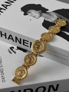 Pre-owned VERSACE As Shown Shoulder Bags Medusa Coin Watch MR18022026Z908