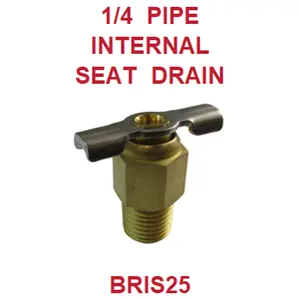 BRIS258  1/4  PIPE INTERNAL SEAT PETCOCK