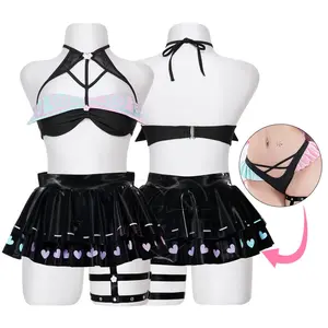 Silvervale Anime Vtuber Swimsuit Beach Bikini Set