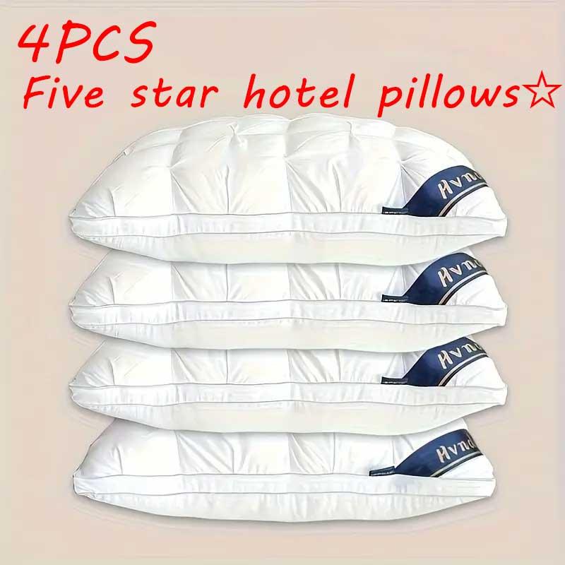Luxurious Hotel-Quality Pillows - SoftFall SaleDown Alternative Fill for Side, Back, and StomachSleepers - All-Season Comfort and FlatteningResistance