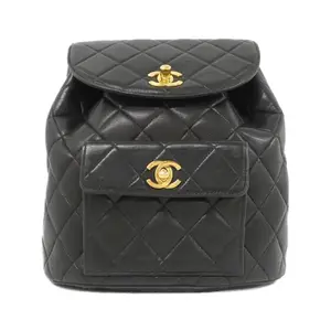 Pre-owned CHANEL Lambskin Tote Bags Backpack