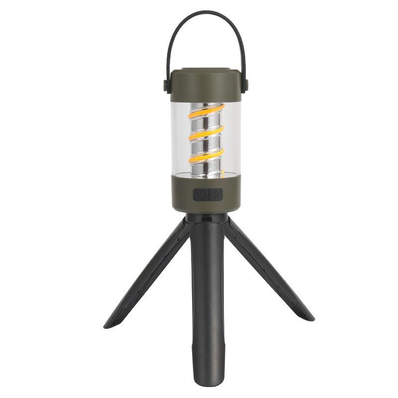 Rechargeable LED Hanging Camping Lantern, Ultra Bright Waterproof Camping Light Strip with Bluetooth Speaker, Portable Emergency Flashlight, Solar Powered Dimmable Outdoor Lamp for Hiking, Camping, Backpacking,  Outdoor Emergency Use