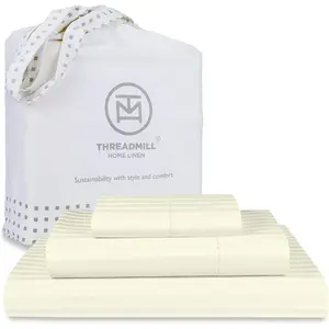 Cooling Cotton Queen Sheets - 600 Thread Count. Threadmill Queen Sheets.