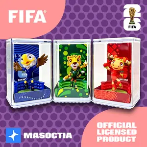 Fifa2026 World Cup Official Mascot Set, 6cm Stadium B Model, Authentic Licensed Collectible, Perfect for Fans and Enthusiasts