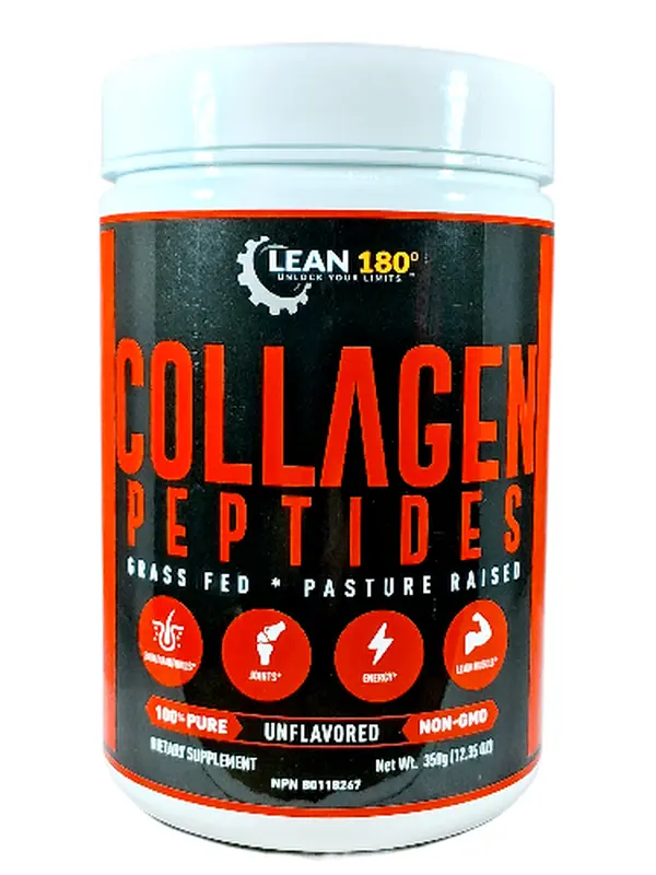 Lean 180 Collagen Powder - Nourishing Dietary Supplement for Complexion, Hair, Joint Pain Relief - Supports Healthy Eating, Fitness, Low Carbs mix gummies women multi growth vital protein