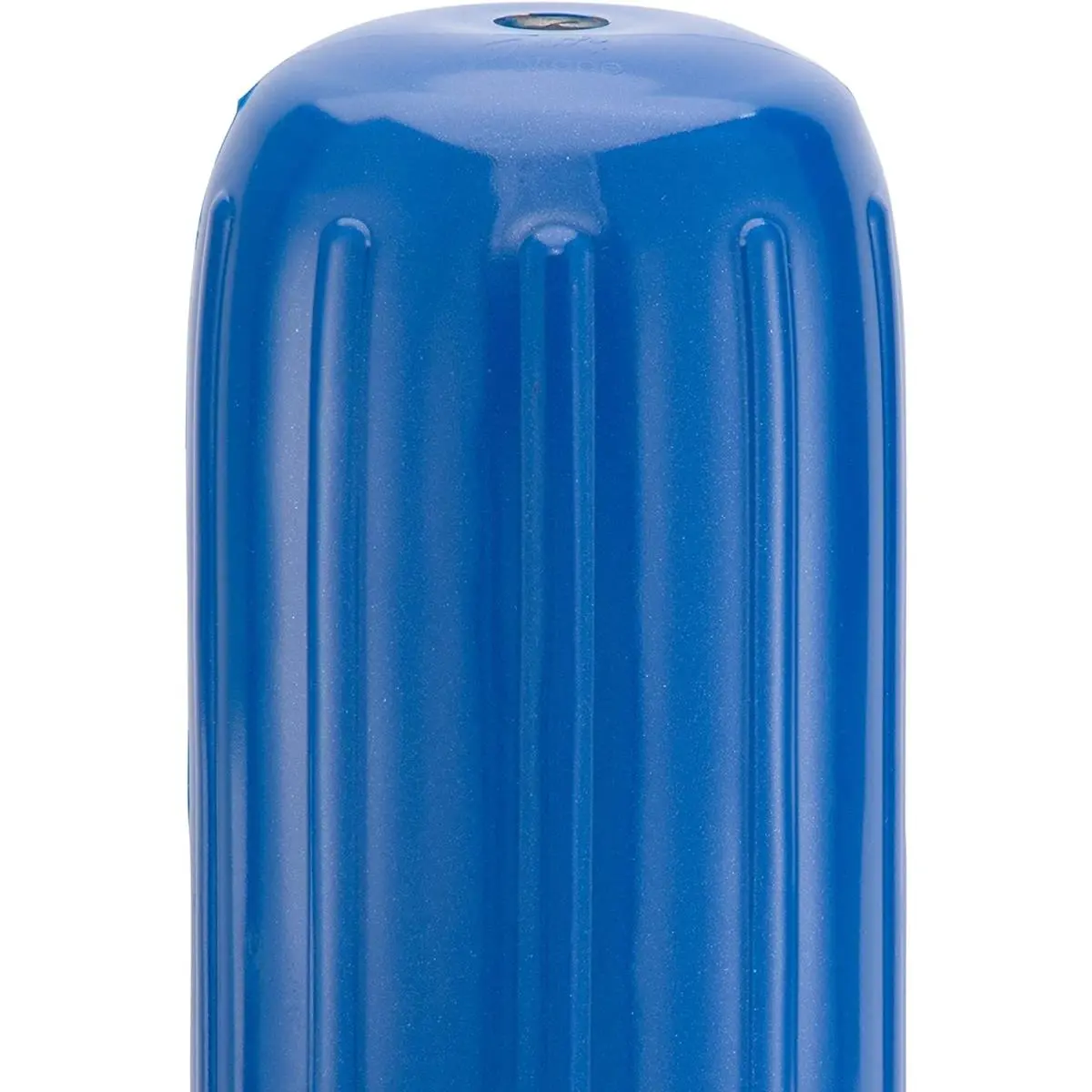 212 MAIN Molded Ribbed Inflatable Boat Fender with Center Rope Tube, 8x20 in Seamless Construction Marine Vinyl, High-Gloss Finish, for 20-25 ft Boats, Blue (Water Sports Accessory), Boats 20-25 Ft