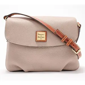 Dooney & Bourke Pebble Leather Reina Flap Crossbody