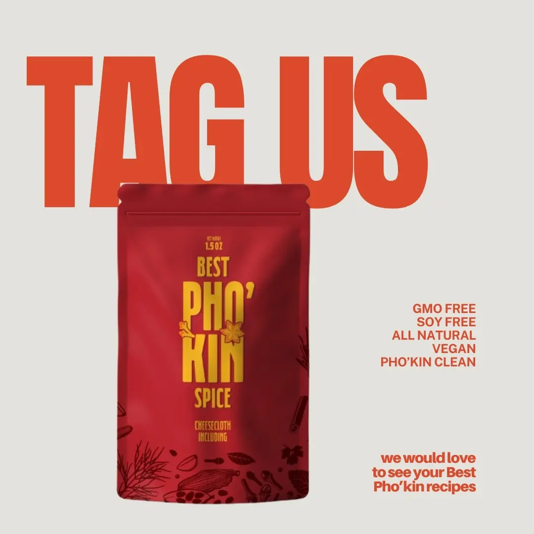 Best Pho’kin Spice + 2 Pack +Seven exotic spices in 1 Pho’kin bag+ All Natural + Soy Free + Gluten Free + No unnecessary additives +Cheesecloth included