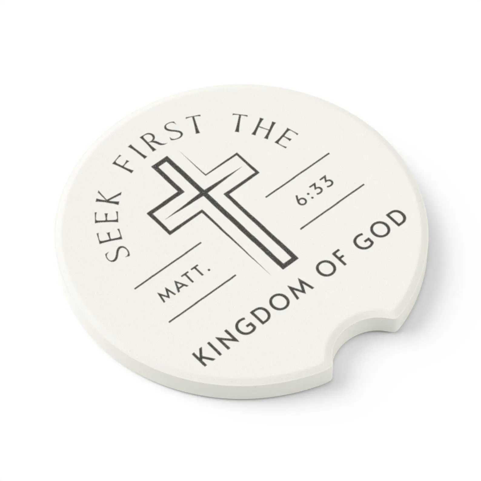 Christian Gifts Soapstone Car Coaster Bible Verse Gift for Him Religious Gift Cup Coaster Godly Gifts Baptism Car Accessories Gift for Dad