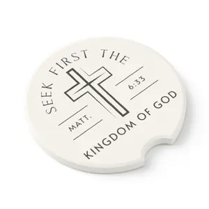 Christian Gifts Soapstone Car Coaster Bible Verse Gift for Him Religious Gift Cup Coaster Godly Gifts Baptism Car Accessories Gift for Dad