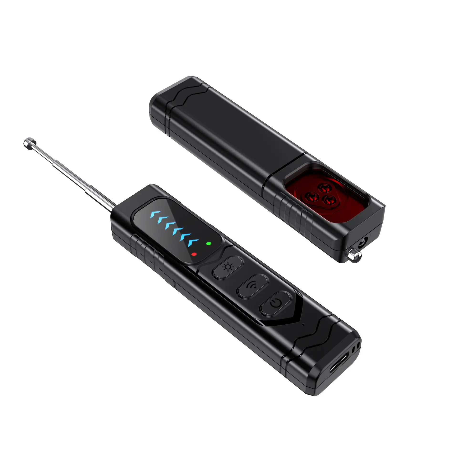 T15 Compact Wireless Alarm System - Anti-Eavesdropping Signal Scanner, Anti-Peeping Device, Infrared Detector, GPS Locator, Monitoring Protection Camera, Travel, 9.5*2.5*1.5Cm, Accurate Detection Of Hidden Monitoring Equipment, Adjustable Detection Sensit
