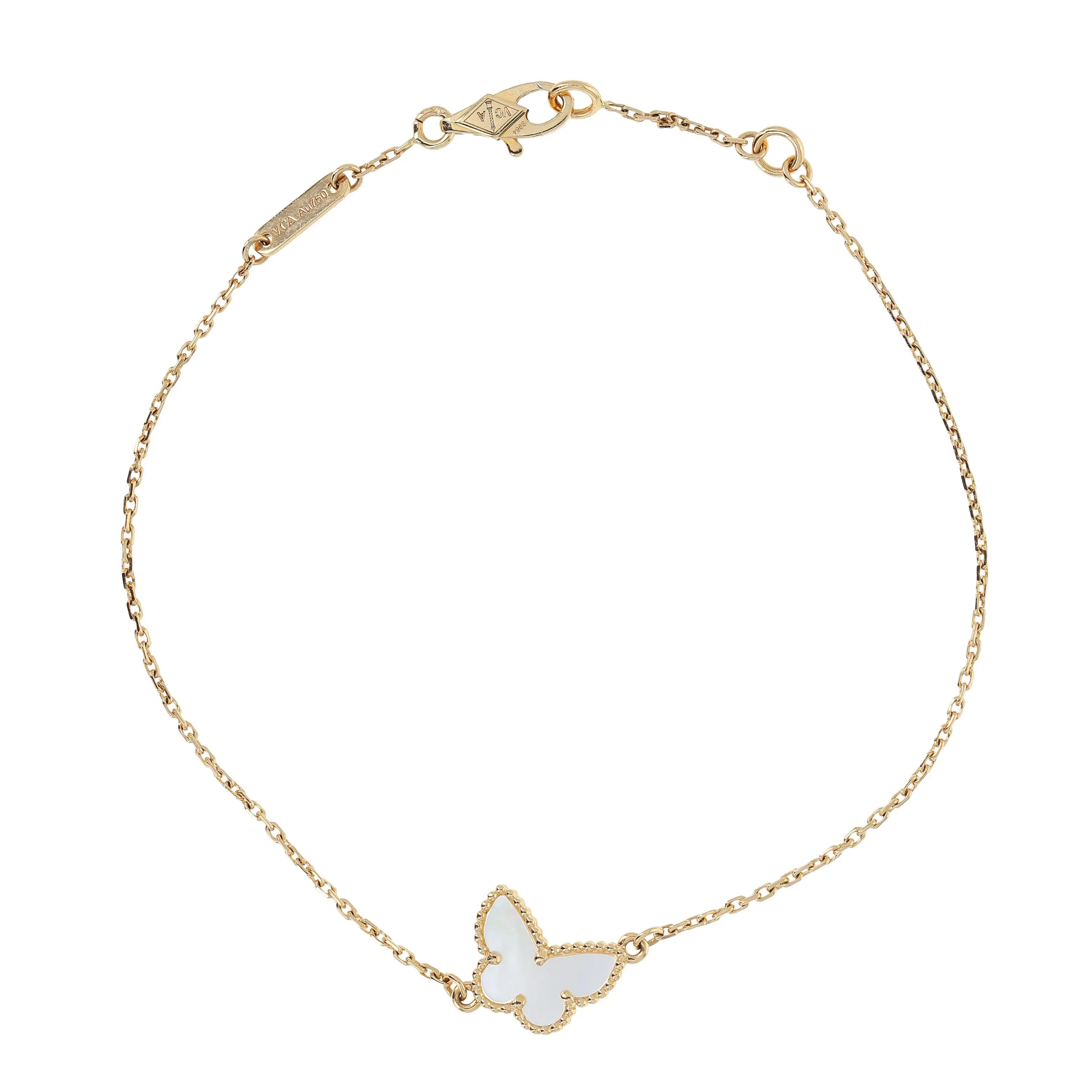 Pre-owned Van Cleef & Arpels Sweet Butterfly Bracelet