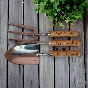 engraved garden tools 3 pack