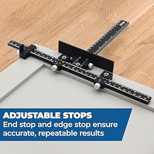 Kreg Cabinet Hardware Jig Pro (KHI-XLPULL) - Precision Knob & Pull Installation Tool, Adjustable Drill Guides, Reversible DesignKreg Tool