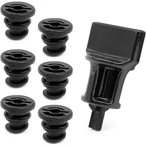 6 pack Oil Drain Plug And 1 pack oil drain removal tool compatible with Volkswagen 1.8L 2.0L Petrol replacement for Audi Golf Passat, OEM #   06L. 103801