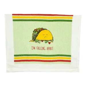Im Falling Apart Funny Sad Mexican Taco Tea Towel Funny Dish Towels Soft Adsorbent Tea Towel