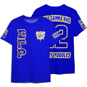 Ireishprint Sigma Gamma Rho Custom Chapter Shirt, Personalized Royal Blue Shirt Sigma Gamma Rho Sorority Shirt