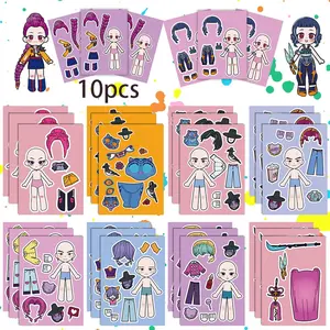 Kpop Demon Hunters DIY Stickers, Sticker Sheets, Customizable Kpop Decals, Perfect for Fans & Collectors, High-Quality Vinyl Material, Sticker Paper