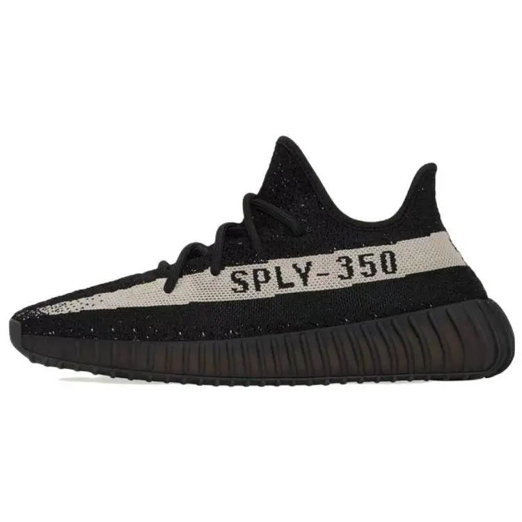 Adidas Yeezy Boost 350 V2 Oreo' 2022 Trendy Cushioned Low Top Commuter Running Shoes Unisex Black White BY1604-2022