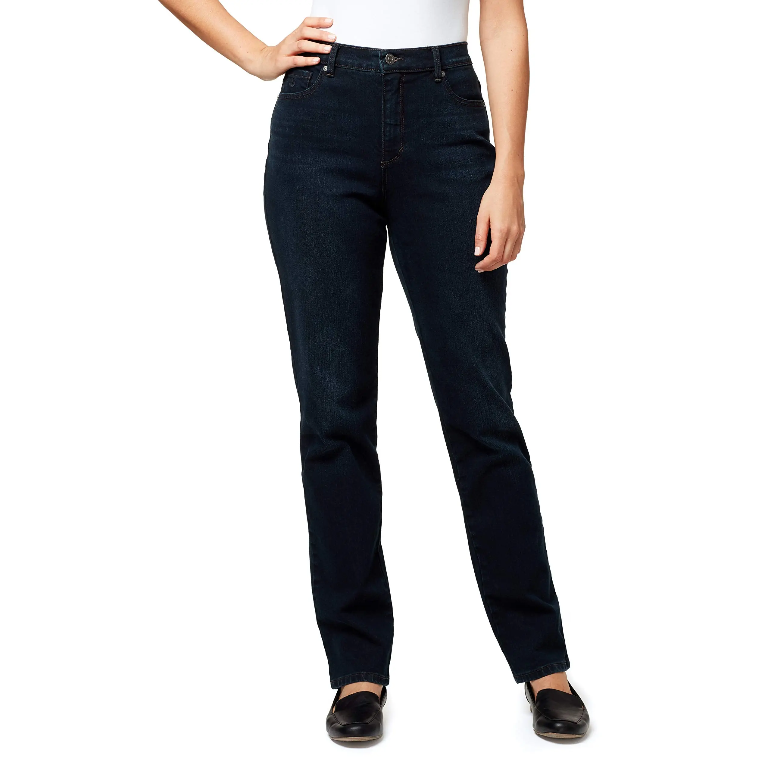 Gloria Vanderbilt Women's Classic Amanda High Rise Tapered Jean, Alton Whiskers, 4 Petite