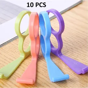 10 PCS Cellphone Finger Holder Phone Back Stand Bracket for Girls Women Candy Color Phone Stand(Random color)
