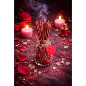 Sacred Gravity Love Intention Incense, Light Lemon Aroma At-Home Incense, Ambery Vanilla Scent Home Fragrance Supply