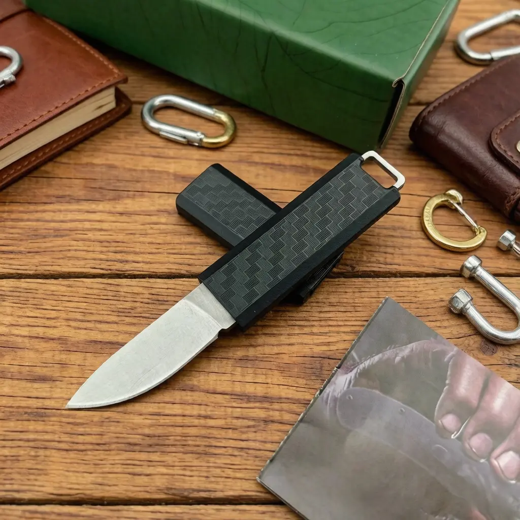 Mini Knife, Pocket Knife, Portable Fruit Knife, Back Clip, High Quality Knife, Male and Female Gifts