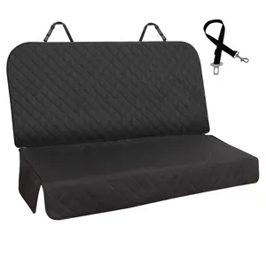 Dog Car Seat Cover for Back Seat, Scratch Proof Nonslip Pet Car Seat Cover, 4 Layers Waterproof Heavy Duty Back Seat Pet Cover for Dogs with Storage Bag