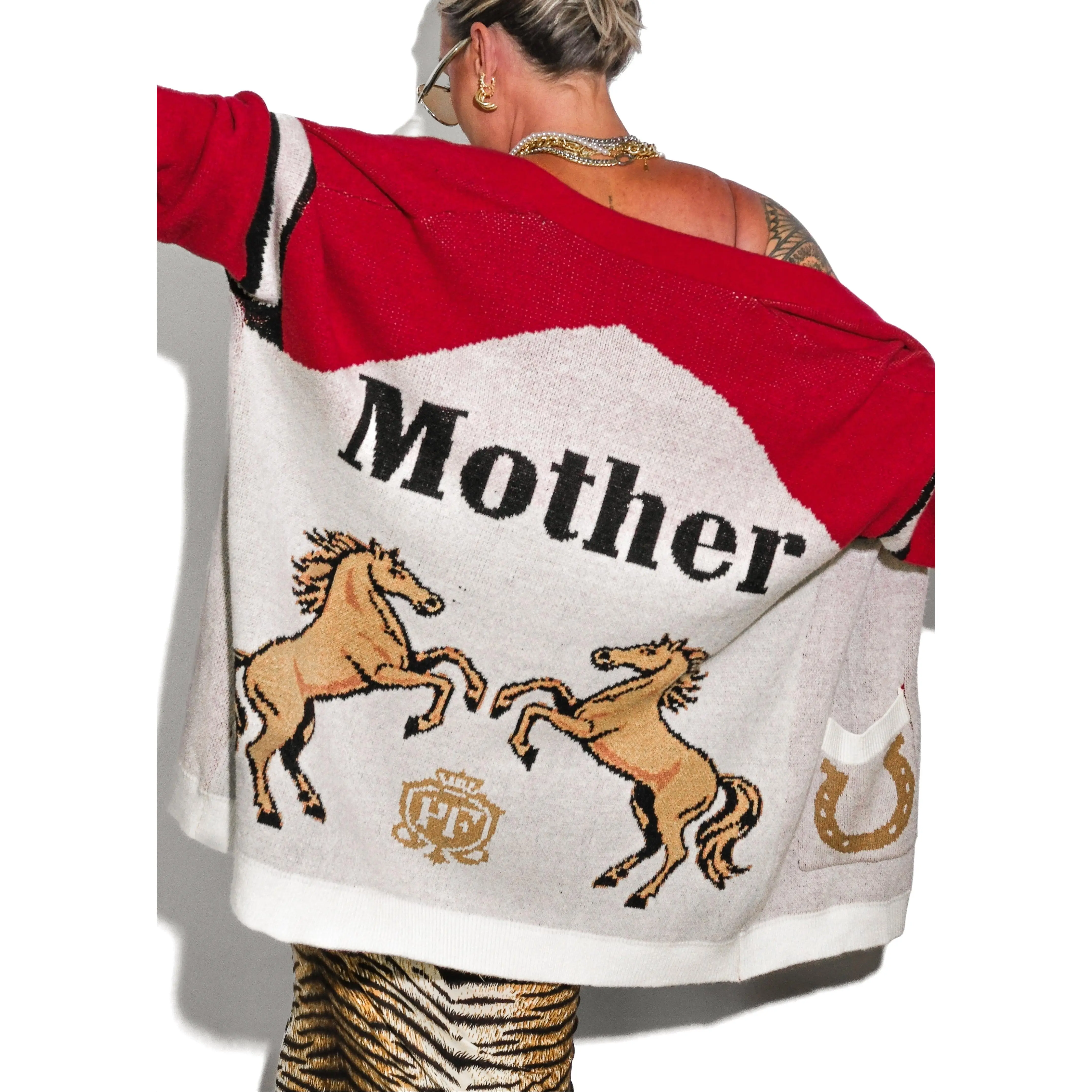 VINTAGE MOTHER OVERSIZED CARDIGAN