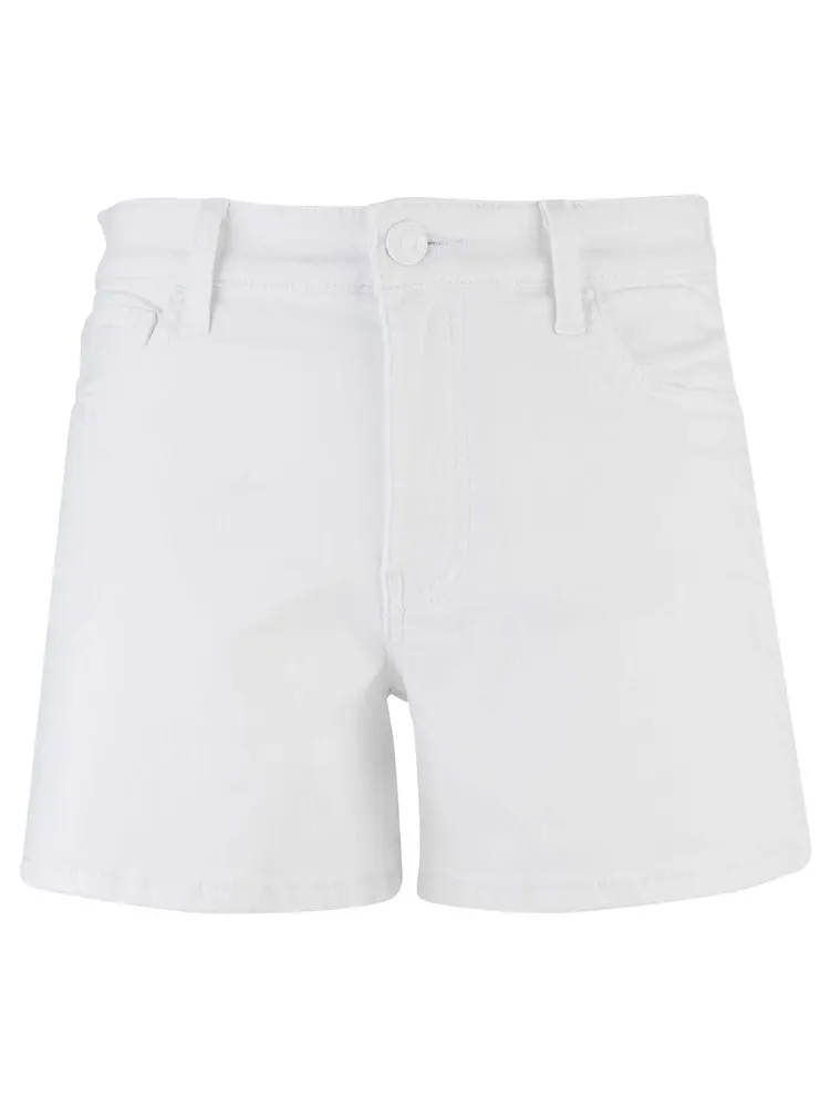 Jane High Rise White Shorts
