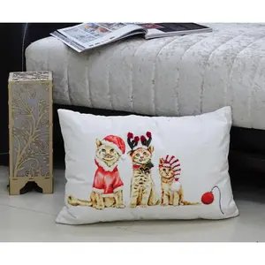 Christmas Throw Pillow for couch 14"x 20"