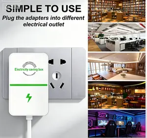 Plug-in Electricity Saving Device | Reduce Energy Waste & Lower Bills  #ElectricitySaver #CostSaver #SmartHome Compact Design | Reduce Energy Waste & Lower Bills | #ElectricitySaver #CostSaver #SmartHome