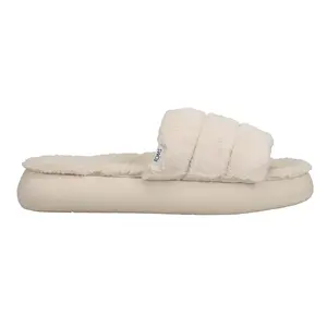 TOMS Womens Alpargata Mallow Slide Casual Sandals Casual Low Heel 1-2" - Beige