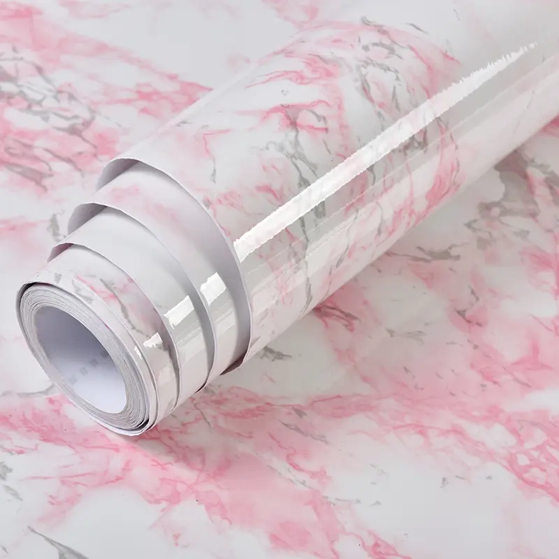 Self-Adhesive Marble Wallpaper Roll, Home Decor Sticker for Cabinets Tables Chairs Walls, Decorative Wallpaper, Spring Decoration Items, Refresh Your Space, Marble Pattern Wallpaper, Peel and Stick Wallpaper Designs