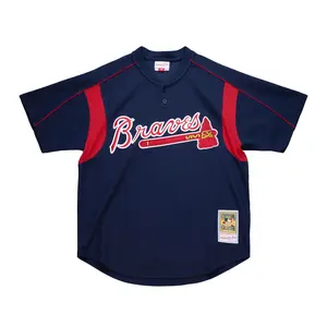 MITCHELL & NESS MLB BATTING PRACTICE JERSEY ATLANTA BRAVES 2003 GREG MADDUX
