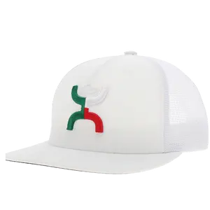 Hooey Men's Boquillas 5 Panel White Trucker Cap 2318T-WH