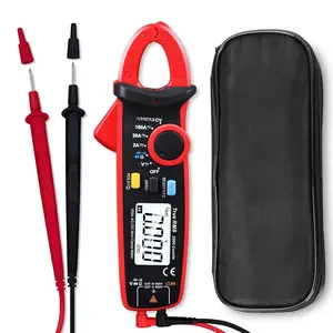 UT210e Digital Clamp Meter AC DC Amp Meter Clamp Multimeter True RMS 2000 Counts Voltmeter Continuity Tester Capacitor HVAC Tool Multi Tester