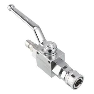 RIDGE WASHER High Pressure Ball Valve Kit for Power Washer Hose, 3/8” Quick Disconnect, 4500 PSI