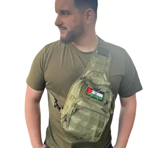 Military Style Shoulder Sling Backpack for Unisex Use