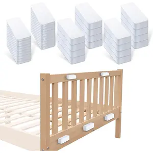 36Pcs Headboard Pads, 16Pcs (15mm)+20Pcs (5mm) Wall Protector, EVA Foam Headboard Stoppers for Wall, Bed Frame Noise Stopper, Couch Stoppers Anti-Vibration and Headboard Bumpers (White)