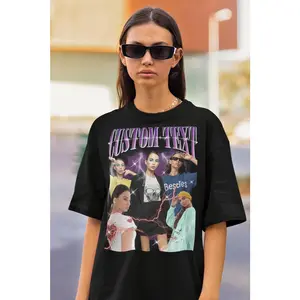 Oversized Custom Your Own Photo Idea, Here Custom Rap Tee, Insert Your Design, Personalized Customized Plus Size Shirt 2024