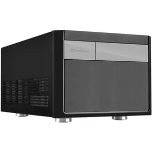 Silver Stone Technologies  Micro-ATX Mini-DTX Mini-ITX Small Form Factor Computer Case, Compatible with ATX PSU Cases - Black