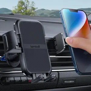 2025 Wider Clamp & Metal Hook Car Phone Holder Vent [Thick Cases Friendly] Phone Holders for Your Car Mount Automobile Hands Free Cradle Air Vent for iPhone 16 15 14 13 Pro Max Smartphone
