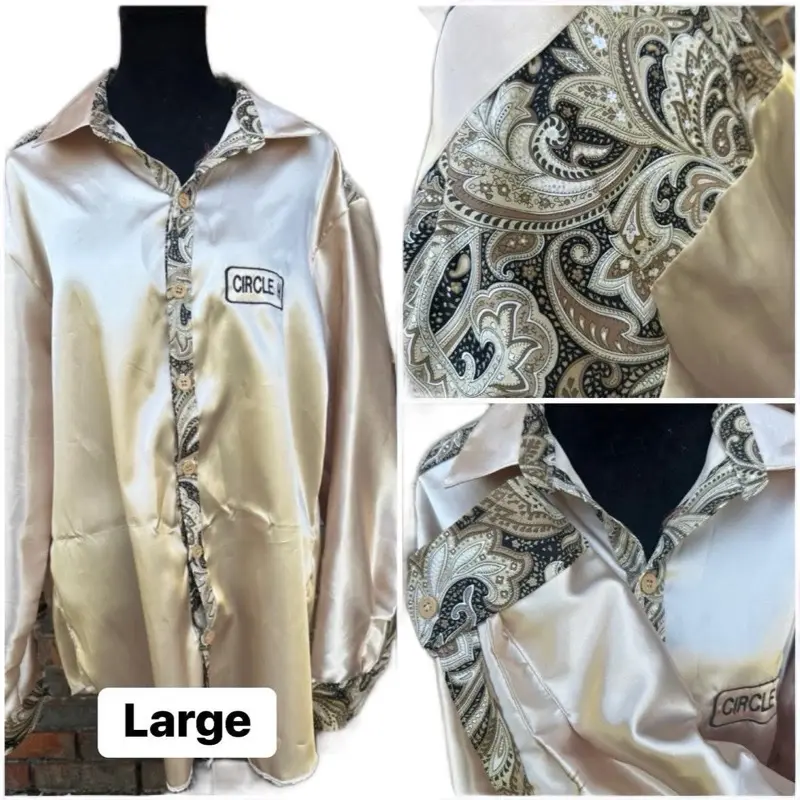 Circle H Custom Leather Rodeo Shirt Women's Rodeo Shirt with Flashy Design, Comfortable Fit, and Button Front - Womenswear, Blouse, Top