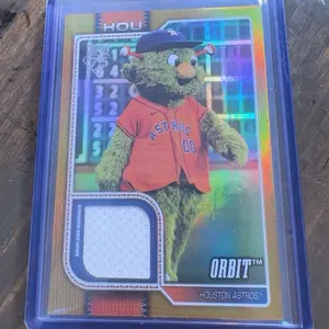 Orbit Houston Astros Mascot Card 2026 Topps Celebration Gold /50