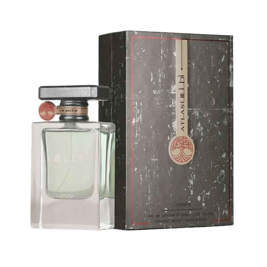Lattafa Atlas EDP Fragranced Perfume, Unisex Aromatic Aquatic Fragrance with Zesty Lemon and a Rich Ambergris Base, Ambery Woody Fragrance, Edp Liquid Perfumes