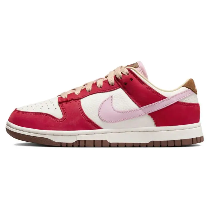 NIKE Women's Dunk Low Premium 'Bacon' Leather Sneaker, Lightweight Casual Footwear for Athletic Street Style